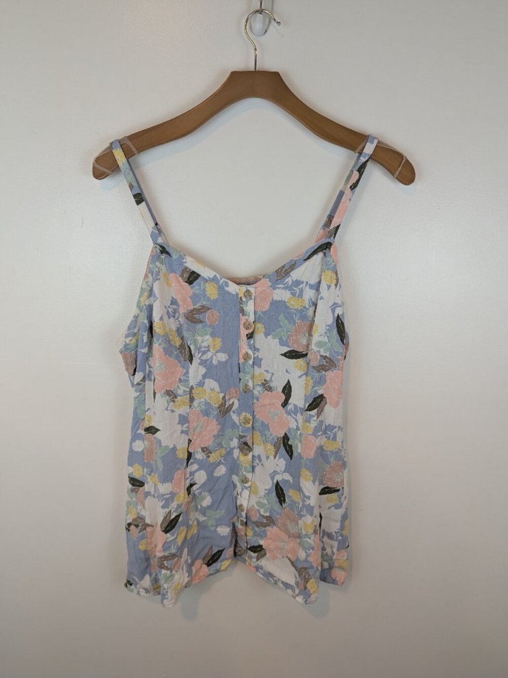 Torrid Floral Stretch Woven Floral Fit & Flare Cami Tank, Sz 3X